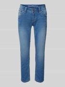 Blue Monkey Slim Fit Jeans mit verkürztem Schnitt Modell 'CHARLOTTE' i...