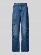 Hugo Blue Jeans mit Cargotaschen Modell 'Leni' in Jeansblau, Größe 26/...