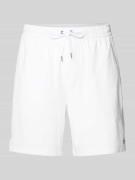 Polo Ralph Lauren Regular Fit Shorts mit Logo-Stitching in Weiss, Größ...
