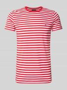 Tommy Hilfiger T-Shirt mit Label-Stitching in Rot, Größe S