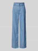 Marc Cain Wide Fit Jeans mit Bundfalten in Jeansblau, Größe 42