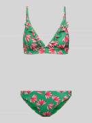 Shiwi Bikini-Set mit Allover-Print Modell 'Beau' in Gruen, Größe 38