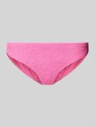 Jake*s Casual Bikini-Slip mit Strukturmuster in Pink, Größe XS