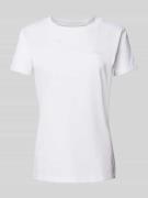 BOSS Orange T-Shirt mit Label-Stitching Modell 'Esogo' in Weiss, Größe...