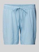 Mamalicious Umstands-Shorts mit Streifenmuster Modell 'LOUIZA' in Blau...