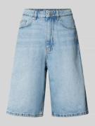 Review Baggy Fit Jeansshorts im 5-Pocket-Design in Hellblau, Größe XS