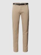 Lindbergh Classic Fit Chino mit Gesäßtaschen in Sand, Größe 29/32