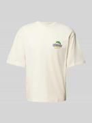 REVIEW T-Shirt mit Rundhalsausschnitt in Ecru, Größe XS
