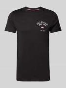 Tommy Hilfiger T-Shirt mit Label-Print in Black, Größe M