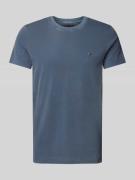 Tommy Hilfiger T-Shirt mit Label-Stitching in Jeansblau, Größe S