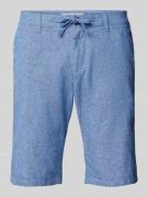 Tom Tailor Shorts mit Strukturmuster in Jeansblau, Größe 30