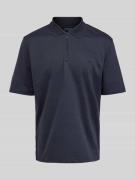Christian Berg Men Regular Fit Poloshirt mit Logo-Stitching in Marine,...