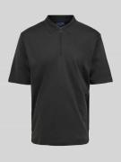 Christian Berg Men Regular Fit Poloshirt mit Logo-Stitching in Dunkelg...