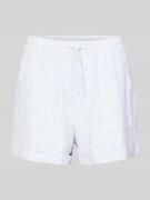 Tom Tailor Denim Shorts mit elastischem Bund in Weiss, Größe XS