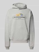 No Bystanders Hoodie mit Motiv-Print Modell 'QUALITY FRUITS' in Hellgr...