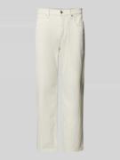 Mango Jeans mit Label-Patch Modell 'TANGER' in Offwhite, Größe 36