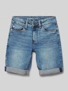 Garcia Jeansshorts mit Label-Patch Modell 'Tavio' in Blau, Größe 146