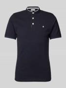 Jack & Jones Poloshirt mit Label-Stitching Modell 'PAULOS' in Marine, ...