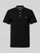 Jack & Jones Poloshirt mit Label-Stitching Modell 'PAULOS' in Black, G...