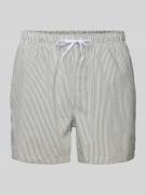 Only & Sons Badehose mit Strukturmuster Modell 'TED' in Anthrazit, Grö...