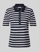 Tommy Hilfiger Poloshirt mit Streifenmuster in Marine, Größe S