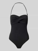 Calvin Klein Underwear Badeanzug mit Neckholder in Black, Größe XS