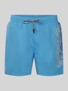 Jack & Jones Badehose mit elastischem Bund Modell 'FIJI' in Ocean, Grö...