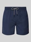 Jack & Jones Badehose mit elastischem Bund Modell 'FIJI' in Dunkelblau...