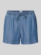 Only Regular Fit Shorts mit Tunnelzug Modell 'PEMA' in Dunkelblau, Grö...