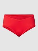 Lauren Ralph Lauren Bikini-Hose mit Label-Detail in Rot, Größe 38