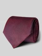 BOSS Krawatte mit Label-Patch in Bordeaux, Größe One Size