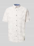 Tom Tailor Freizeithemd mit floralem Muster in Offwhite, Größe S