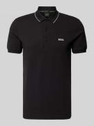 BOSS Green Regular Fit Poloshirt mit Label-Stitching Modell 'Paule' in...