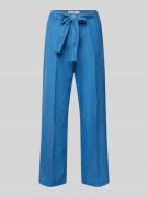 Brax Wide Leg Leinenhose mit verkürztem Schnitt Modell 'Style. Maine' ...