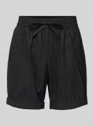 s.Oliver RED LABEL Loose Fit Shorts mit elastischem Bund in Black, Grö...