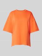 MSCH Copenhagen Sweatshirt mit 1/2-Arm Modell 'Bessia' in Orange, Größ...