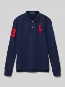 Polo Ralph Lauren Teens Slim Fit Poloshirt mit Logo-Stitching in Marin...