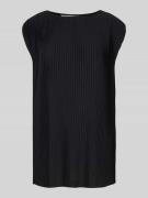 MaxMara Leisure Blusentop mit Plisseefalten Modell 'CAMBUSA' in Black,...