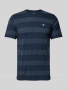 Barbour T-Shirt mit Label-Stitching Modell 'STENTON' in Marine, Größe ...