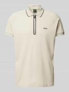 BOSS Green Regular Fit Poloshirt mit Strukturmuster Modell 'Philix' in...