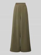 BOSS Orange Wide Leg Stoffhose mit Label-Stitching Modell 'Ecara' in O...