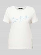 Vero Moda T-Shirt mit Schriftzug Modell "Bonnie" in Weiss, Größe L