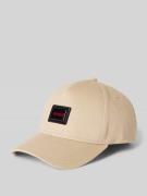 HUGO Basecap mit Label-Badge Modell 'Jude' in Beige, Größe 1