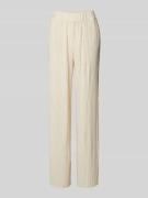 Selected Femme Stoffhose mit Plisseefalten Modell 'ELLIE' in Beige, Gr...