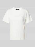 Weekend Max Mara T-Shirt mit Logo-Stitching Modell 'VENACO' in Weiss, ...