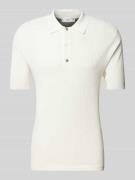 Mango Regular Fit Poloshirt mit Knopfleiste Modell 'talaia' in Offwhit...