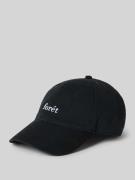 Forét Cap mit Label-Stitching in Black, Größe 1