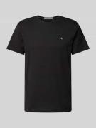 Calvin Klein Jeans T-Shirt mit Label-Badge in Black, Größe XS