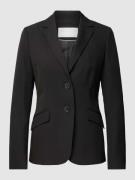 Jake*s Collection Blazer in unifarbenem Design in Black, Größe 36