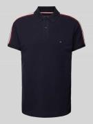 Tommy Hilfiger Regular Fit Poloshirt mit Logo-Stitching in Marine, Grö...